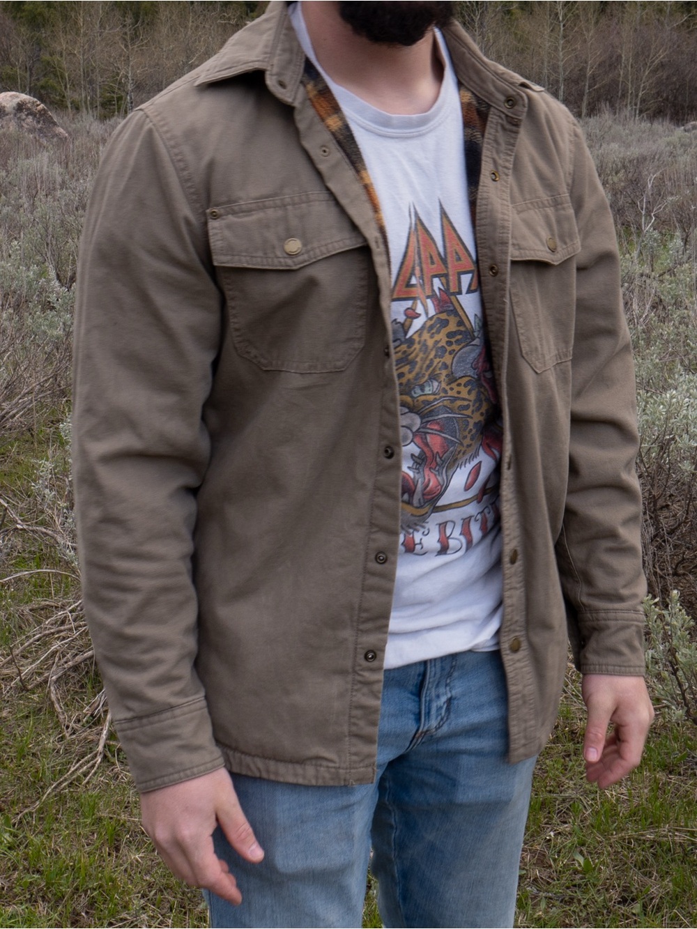 Coleman Taupe Utility Jacket/Shacket